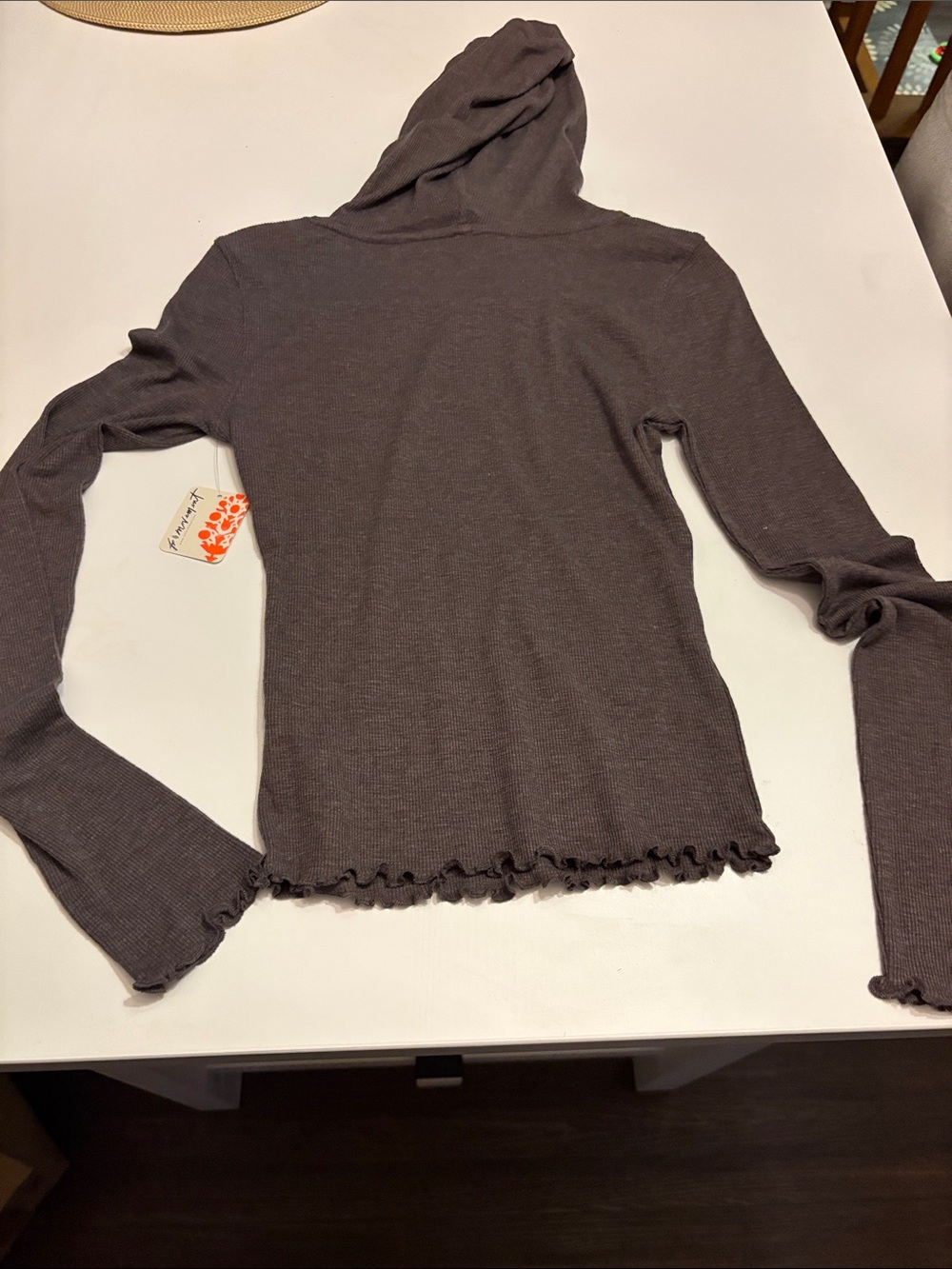 NWT FP Movement breath easy layer hoodie chocolate - Picture 5 of 5